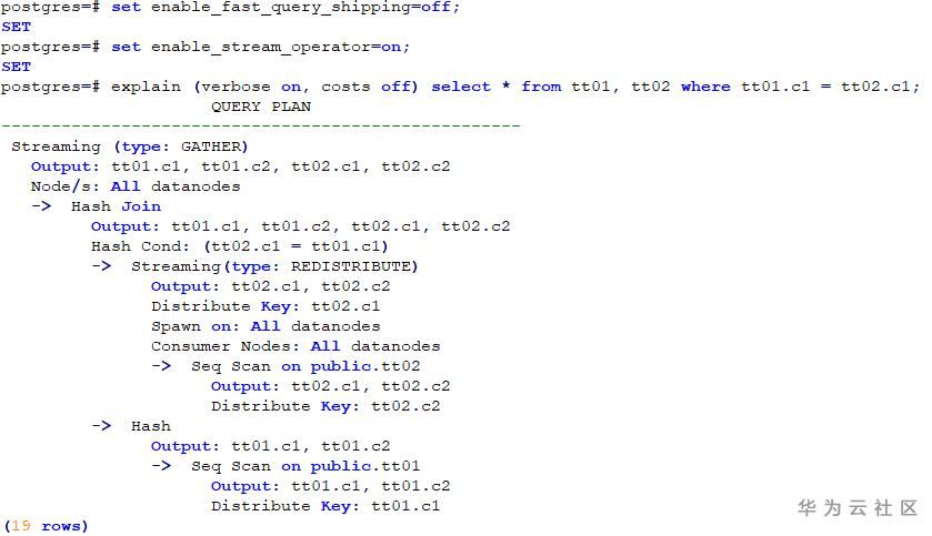 如何理解 GaussDB explain 分布式执行计划