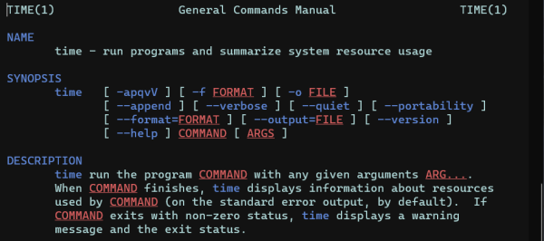 Linux 中的 Manual 手册分析