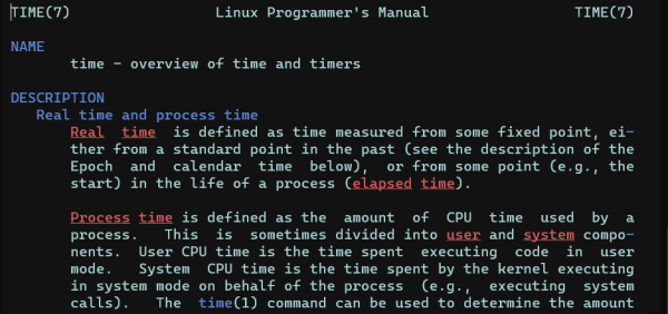 Linux 中的 Manual 手册分析