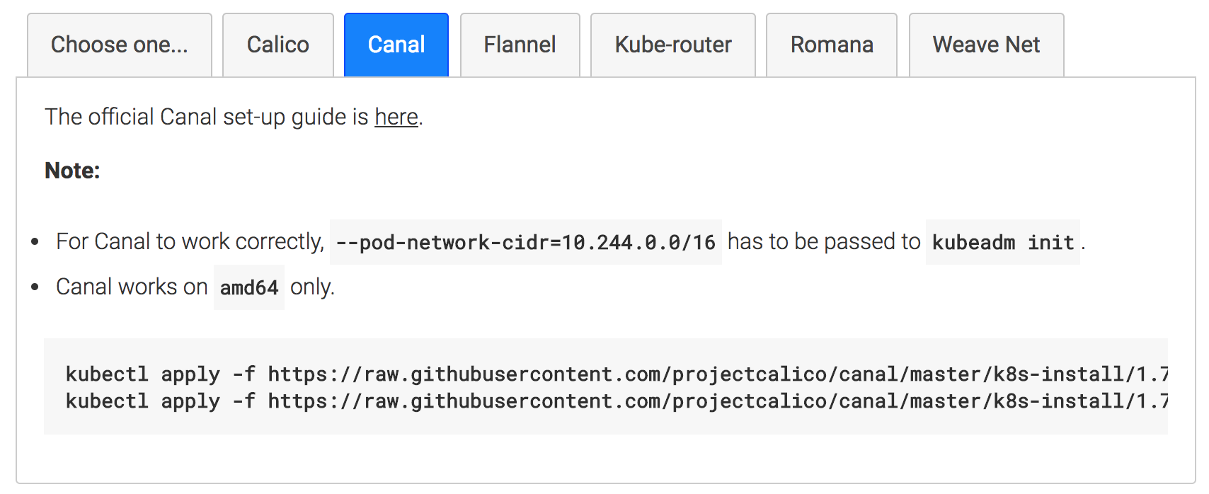 如何进行 Network Policy 中 Canal 的部署