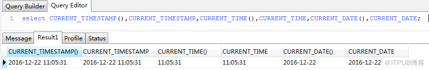 mysql 中有哪些时间函数