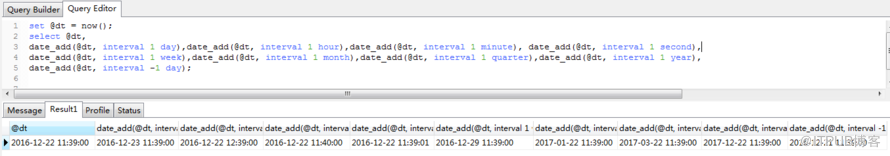 mysql 中有哪些时间函数