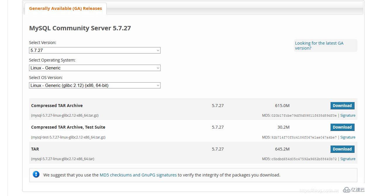 MySQL 官网下载太慢的解决方法