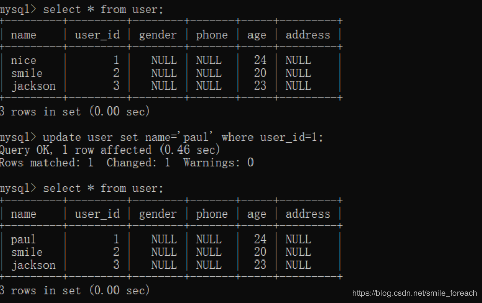 怎么在 mysql 数据库中实现增删改操作