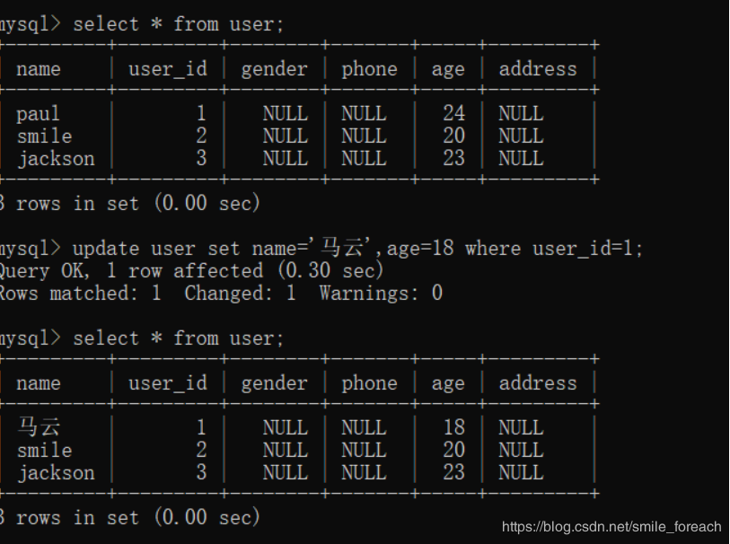 怎么在 mysql 数据库中实现增删改操作