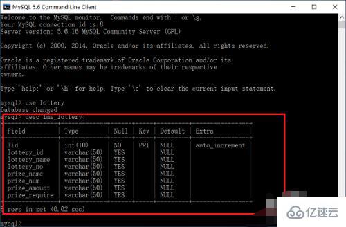 数据库中查看表结构的 sql 指令是什么
