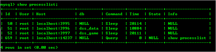 如何在 MySQL 中使用 show processlist 命令检视性能