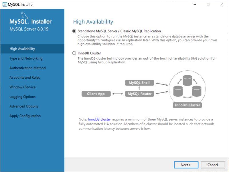 怎么在 windows10 系统中安装 MySQL msi