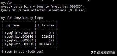 如何在 Mysql 数据库中使用命令清理 binlog 日志