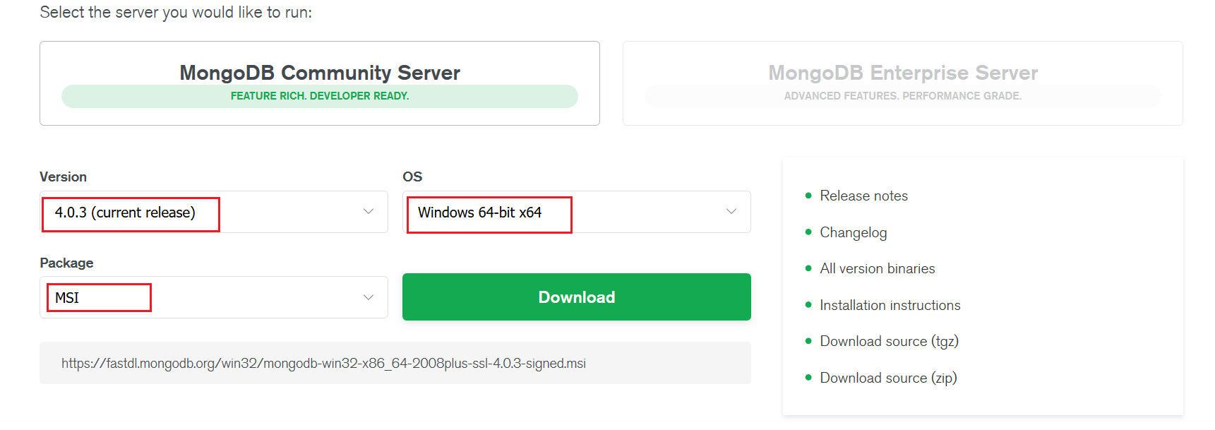 如何在 Windows10 系统中安装最新版 MongoDB