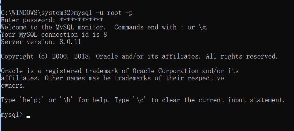 如何在 winx64 系统中安装 mysql 8.0.11