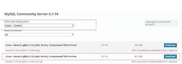 如何在 linux 系统中安装 mysql 5.1 版本和 5.7 版本