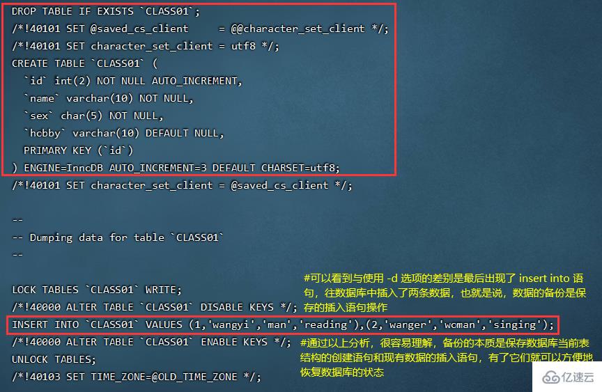 MySQL 完全备份与恢复的示例分析