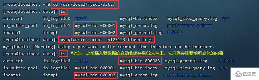 MySQL 增量备份与恢复的示例