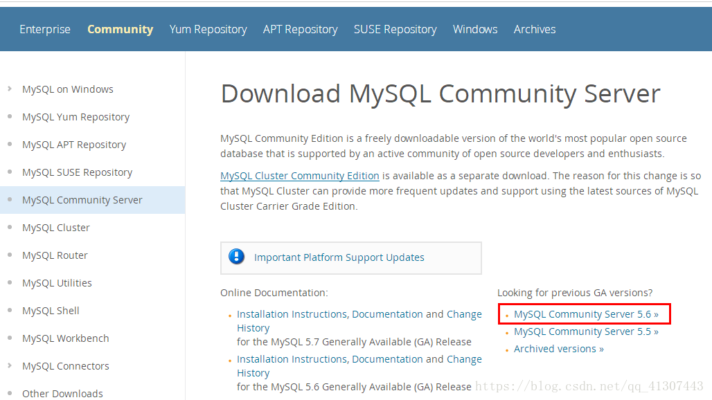 安装 MySQL Community Server 5.6.39 的方法