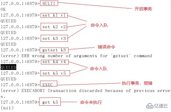 redis 事务的使用示例