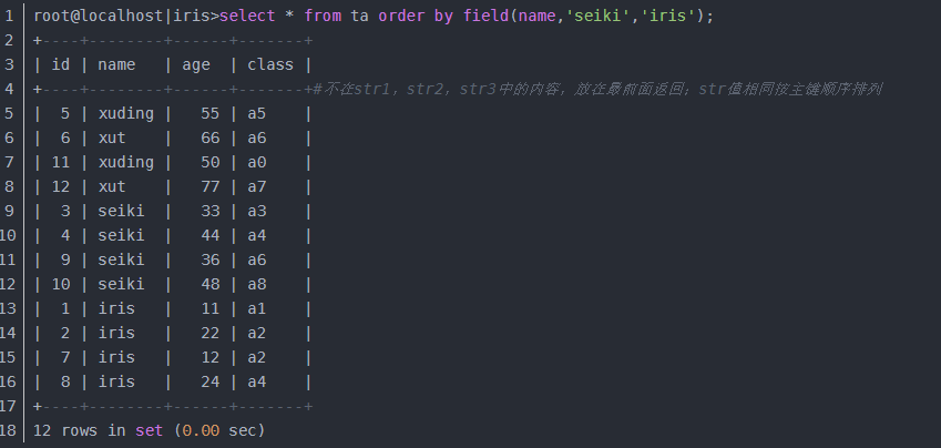 如何在 MySQL 数据库中使用 field() 排序函数