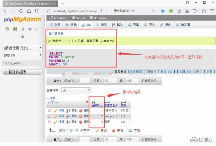 phpMyAdmin 怎么用