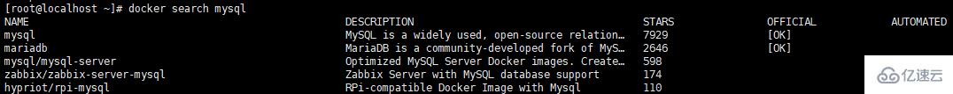 docker 安装 mysql 的方法