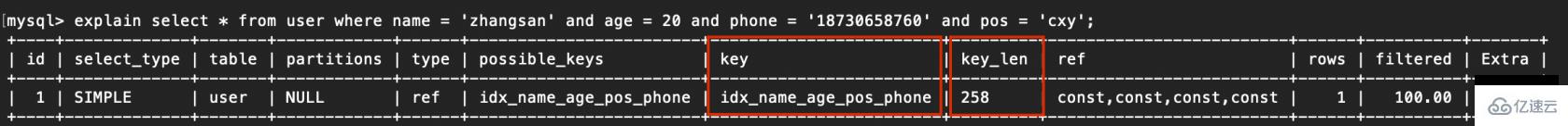 mysql 索引失效的原因