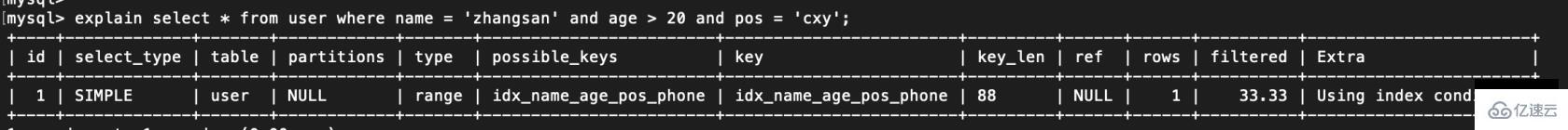 mysql 索引失效的原因
