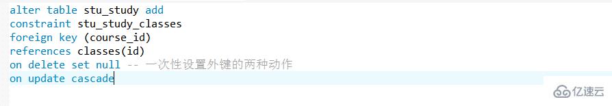 mysql 外键怎么使用